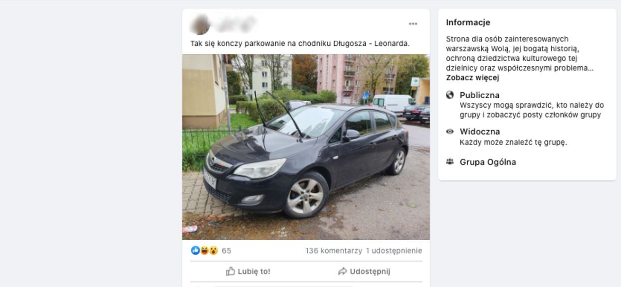 Parking z chodnika robimy na własną odpowiedzialność; reakcje przechodniów mogą być naprawdę bulwersujące.