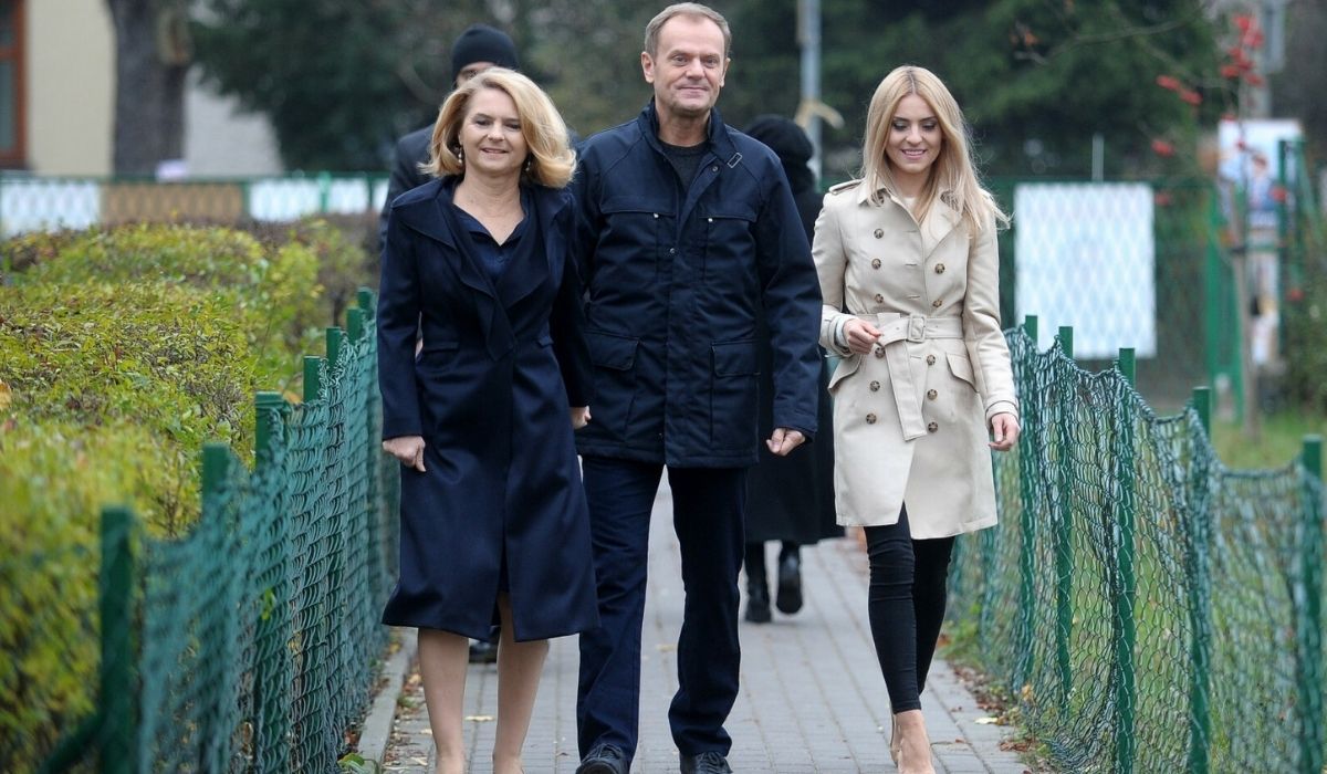 Donald Tusk z rodziną