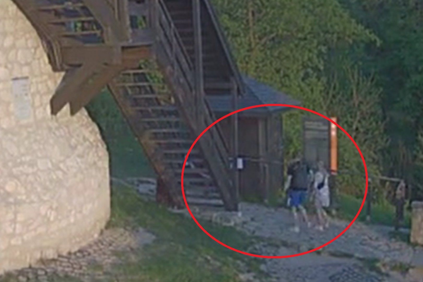 Wandal na szlaku w Kazimierzu Dolnym