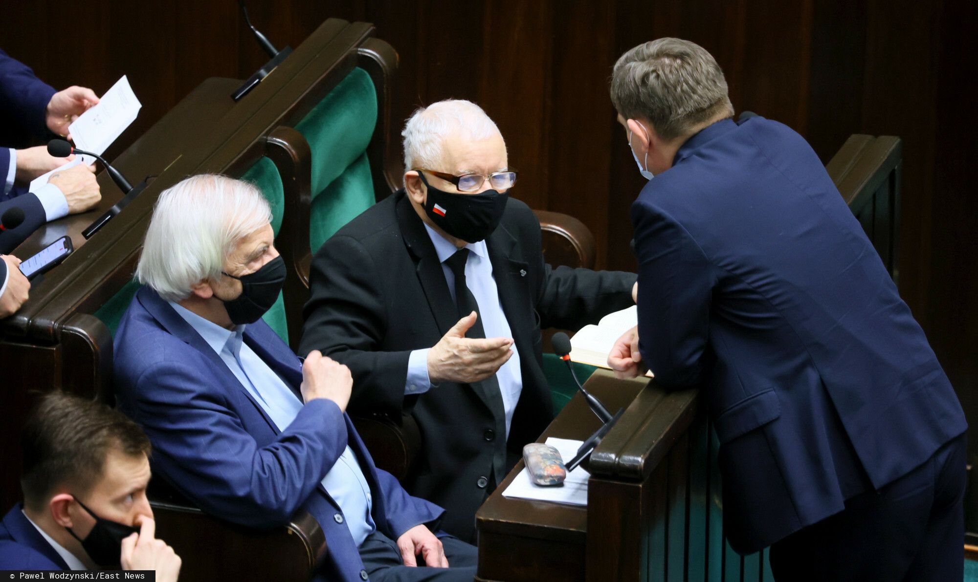 Przed Jarosławem Kaczyńskim pojawiła się nietypowy dla posła atrybut