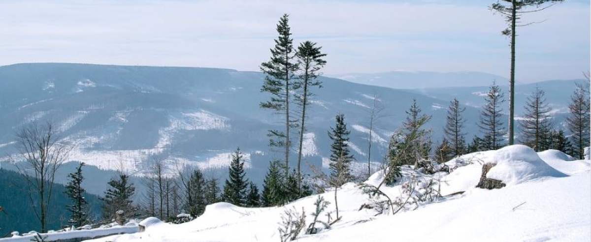 Góry Opawskie zimą