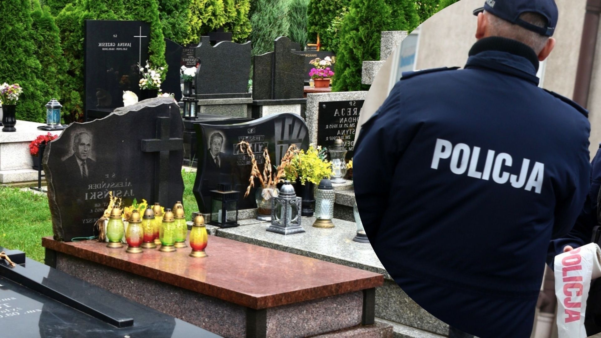 Cmentarny oszust w rękach policji, 45-letni płońszczanin oszukiwał i zbezcześcił zwłoki