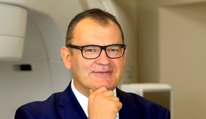 prof. Piotr Milecki, ordynator Oddziału Radioterapii Onkologicznej I i kierownik Zakładu Radioterapii I w Wielkopolskim Centrum Onkologii