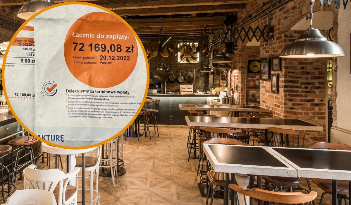 Kosmiczny rachunek za gaz dla polskiej restauracji